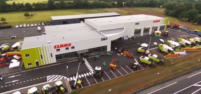 CONSTRUCTION D’UNE CONCESSION CLAAS POUR MACHINES AGRICOLES A FLEURY (50) CONSTRUCTION D’UNE CONCESSION CLAAS POUR MACHINES AGRICOLES A FLEURY (50)