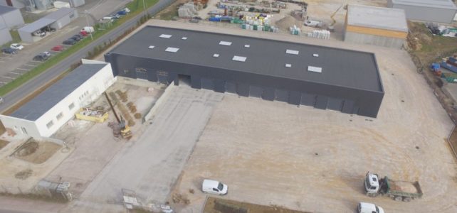 Extension du bâtiment logistique et de stockage à Carentan-COLISERVICE
