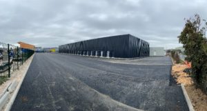 COLISERVICE - Extension d’un bâtiment logistique et stockage. Surface du projet : 7400m² - Durée : 8 mois